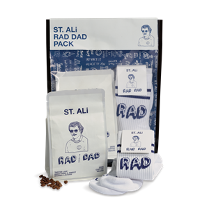 St. ALi Rad Dad Coffee & Socks Gift Bag